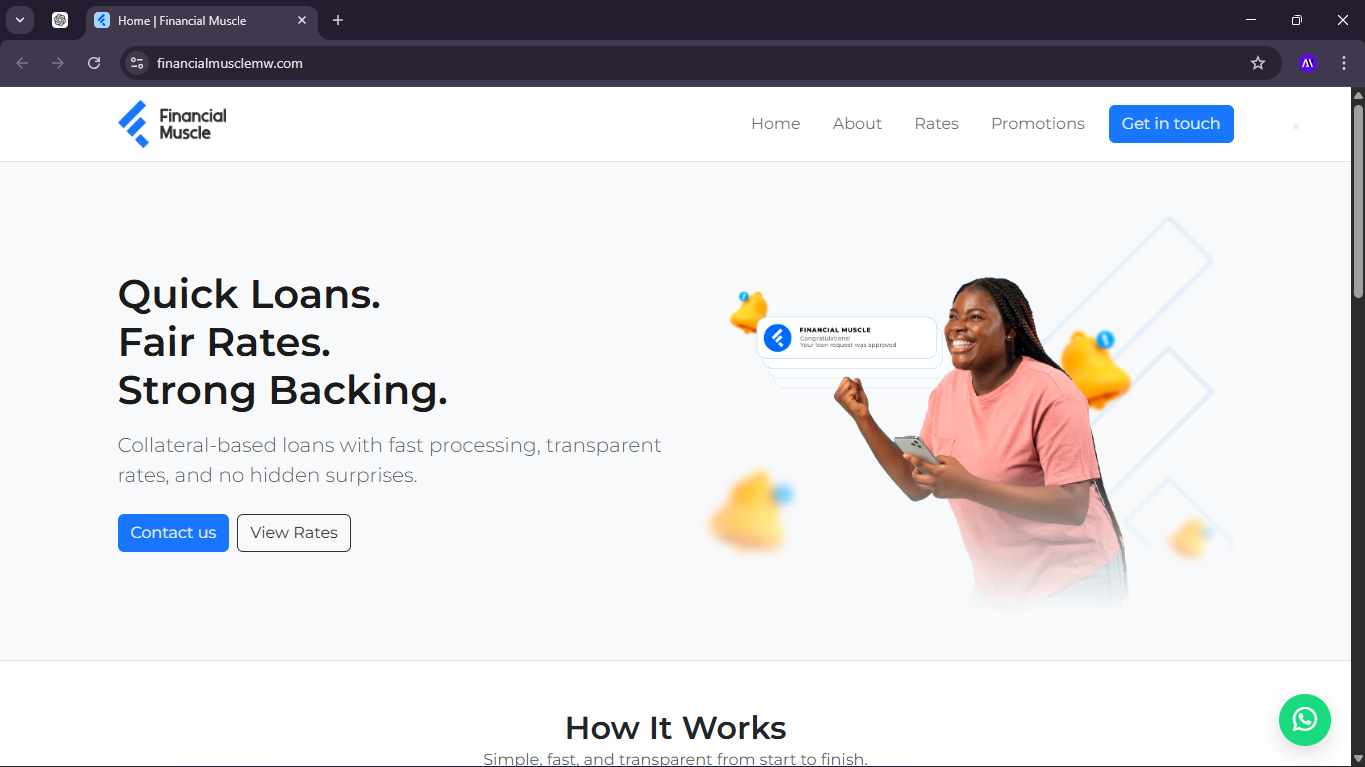 Financial Muscle MW homepage preview